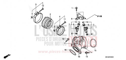 INTAKE MANIFOLD VT750CA9 de 2009